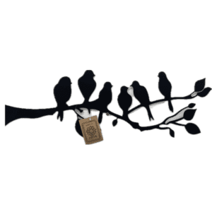 Add a touch of art to your home decor with this stunning metal wall art featuring birds on a branch. Measuring 19cm in height, 52cm in length, and 1cm in width, this wall mirror is the perfect size to add a stylish accent to any room in your home. The frame material is made of durable metal, ensuring that it will last for years to come. This wall art features a unique theme that will add a touch of elegance to your space. Perfect for any room, this metal wall art is sure to become a cherished addition to your home decor. Don't miss out on this beautiful piece of art that will bring life to any wall in your home!